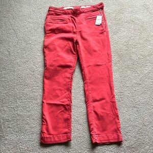 NWT Anthropologie Pilcro Letterpress High Rise Legging Jeans 30 capri